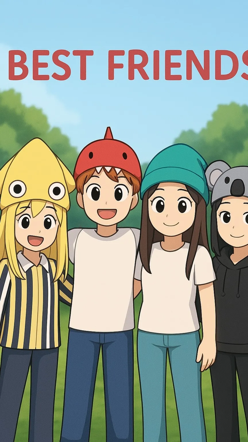 ai character: Mejores Amigos!🦌 background