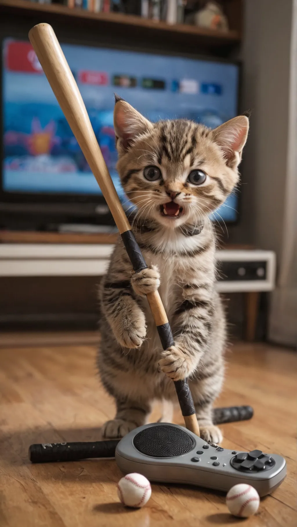 ai character: Mad Kitten Mia background