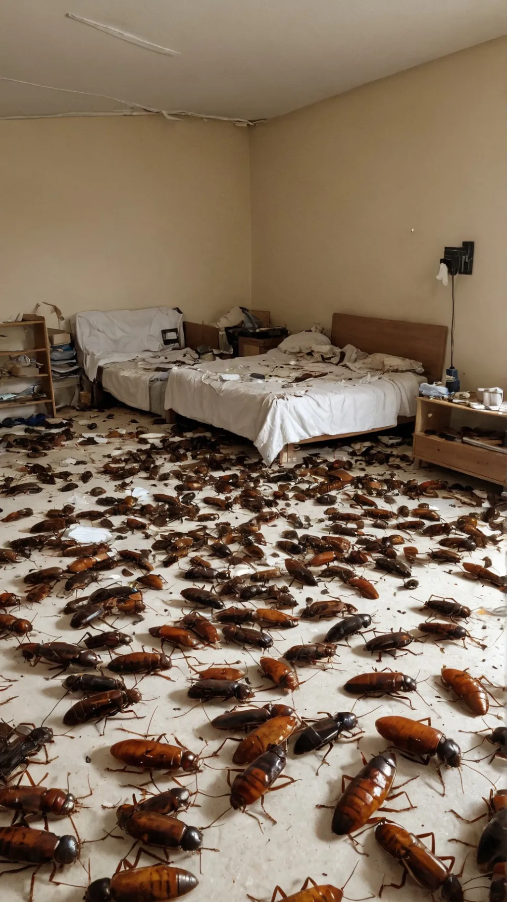 ai character: cockroach problem! background