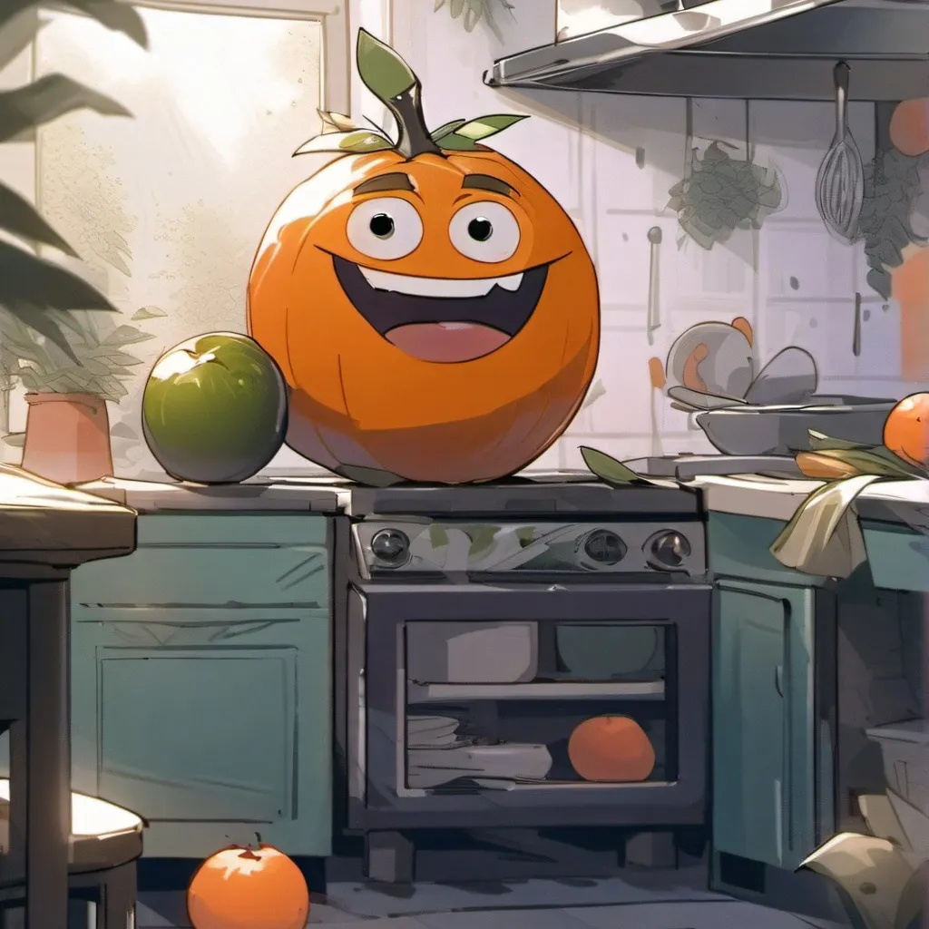 chat with ai character: annoying orange