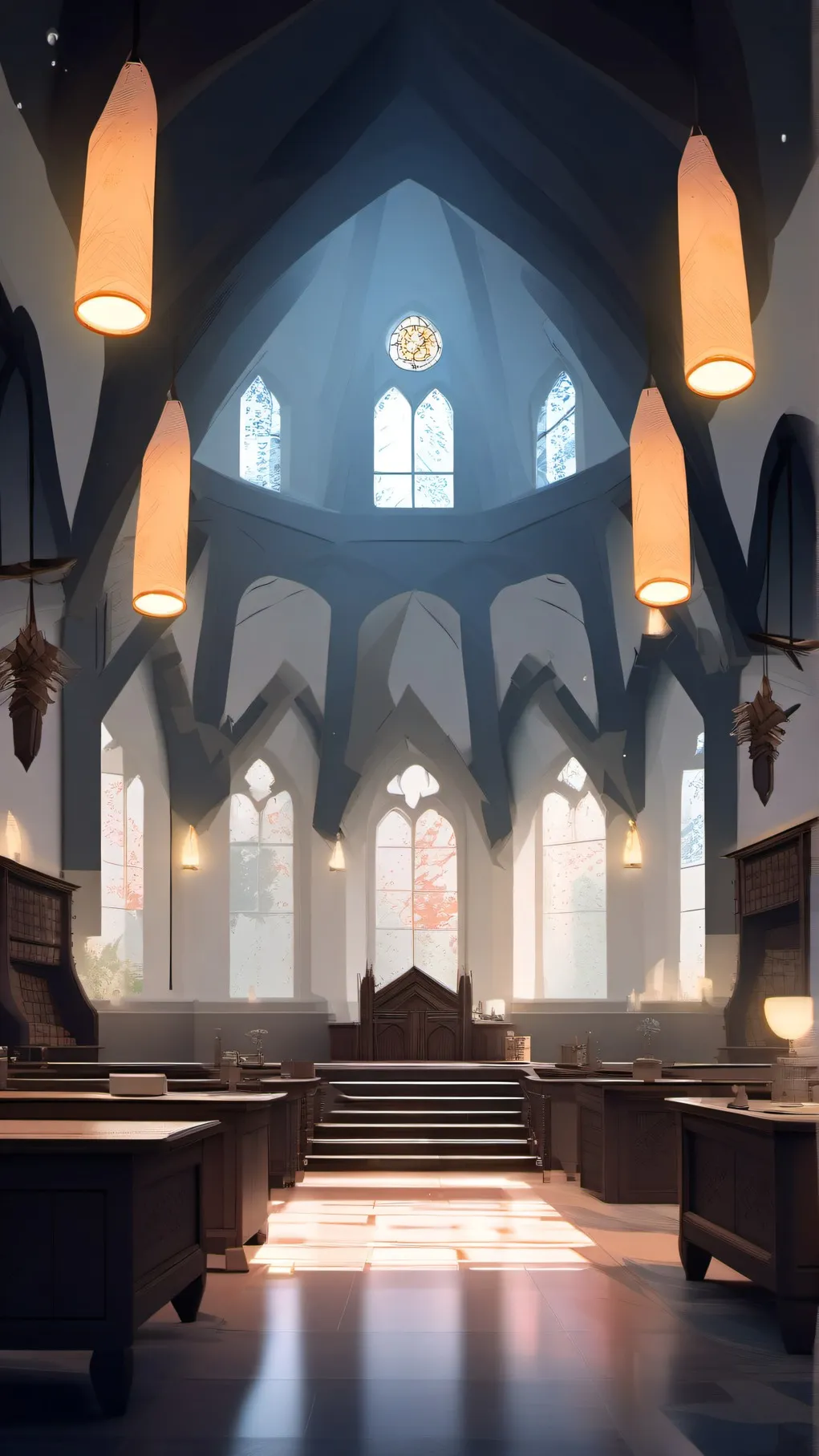 ai character: Hogwarts twin background