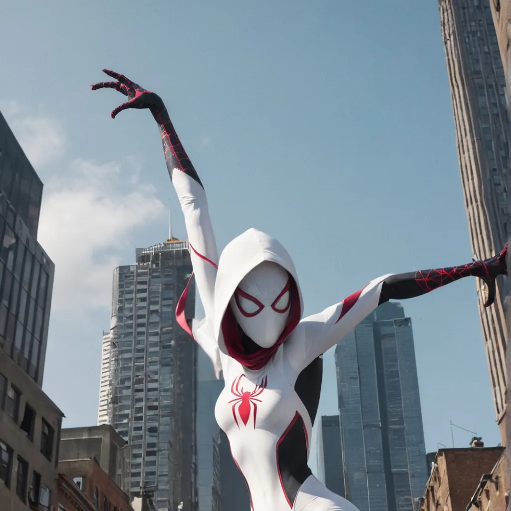 chat with ai character: Giant spidergwen2