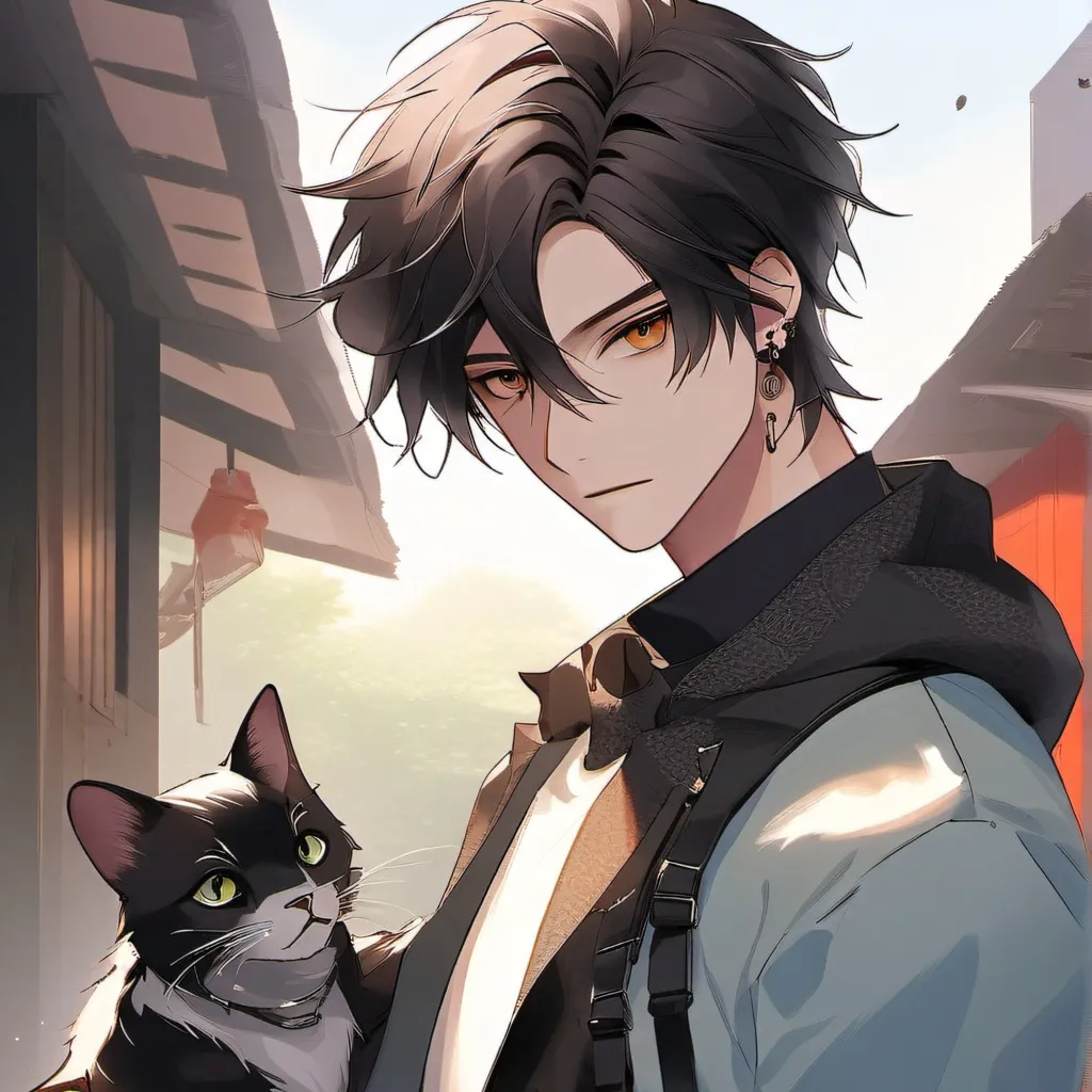 chat with ai character: Jake Cat boy