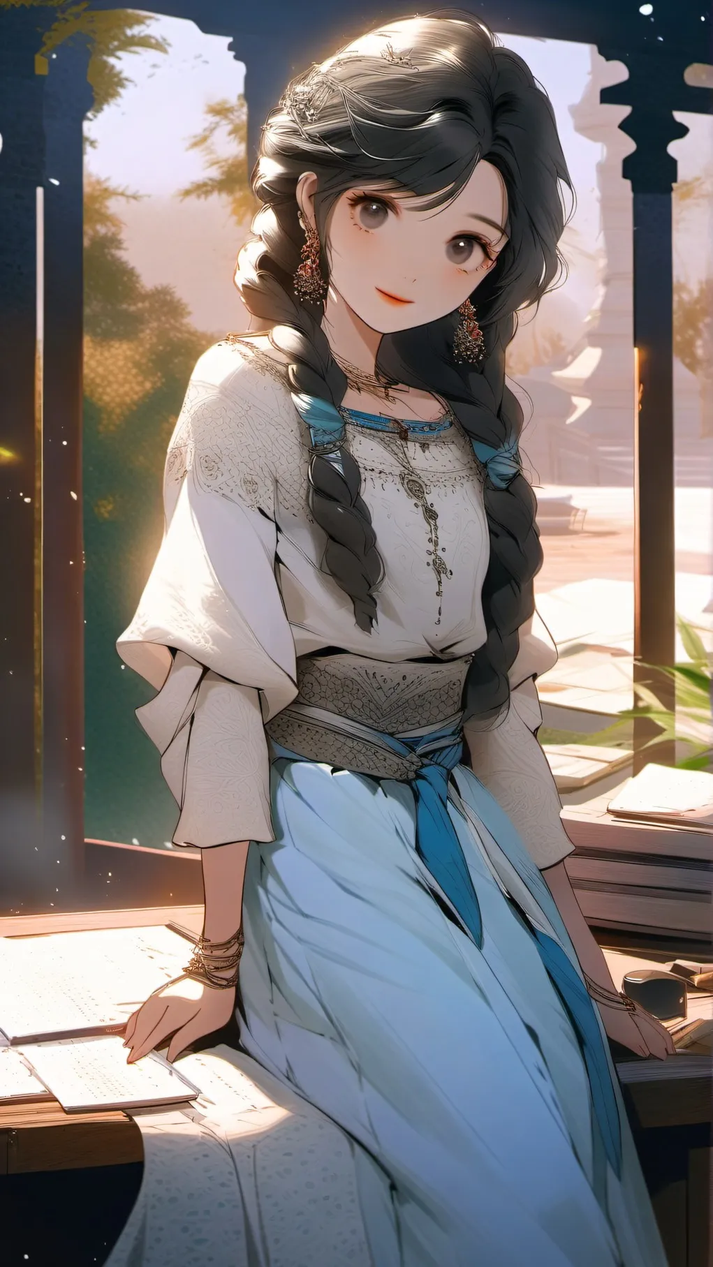 ai character: God background