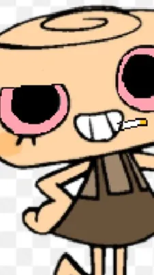 ai character: high shelly background