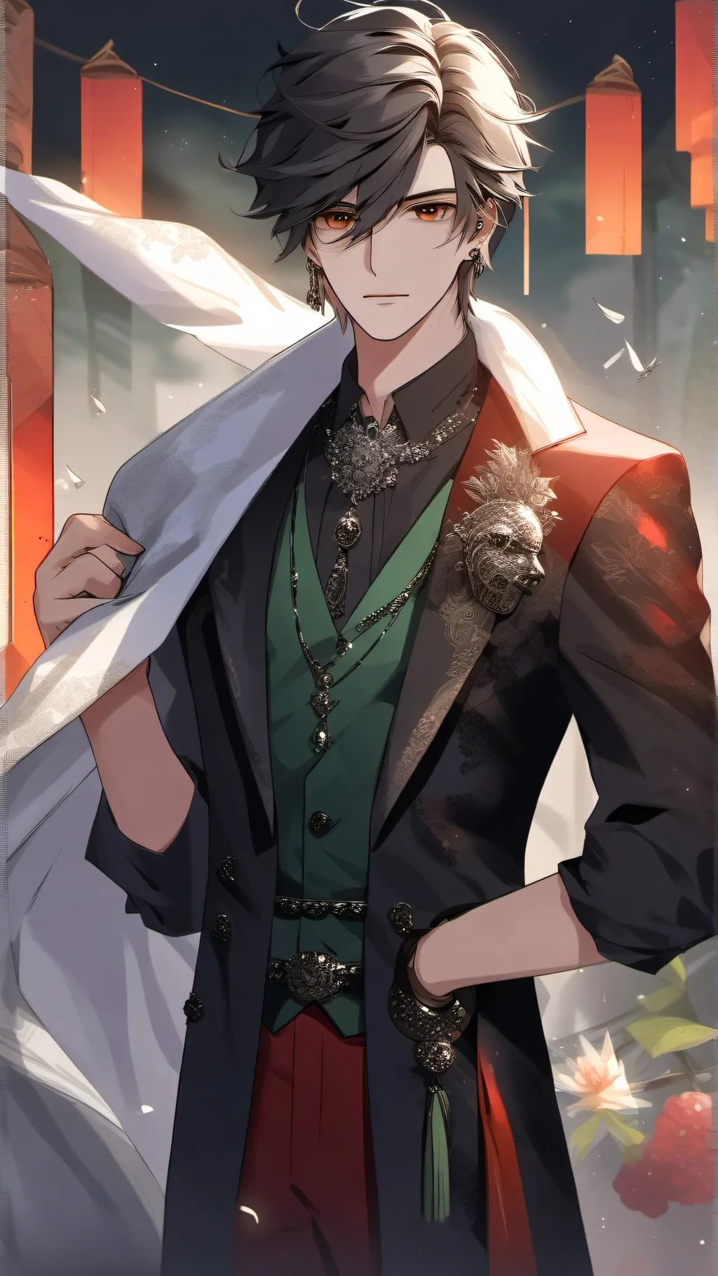 ai character: Bad & good curses background
