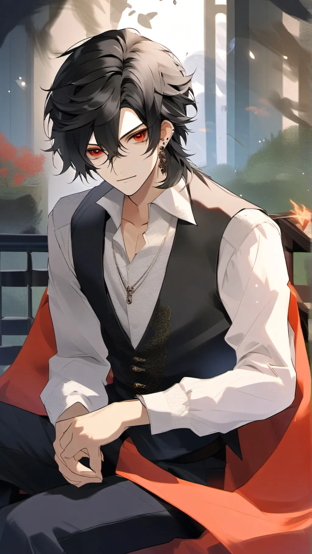 ai character: 3 Vampire roommate background