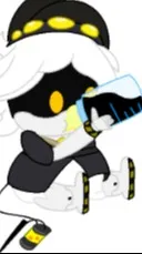 ai character: baby N :D background