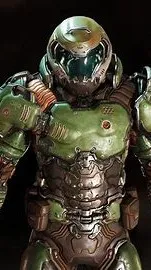 ai character: DOOM Slayer background