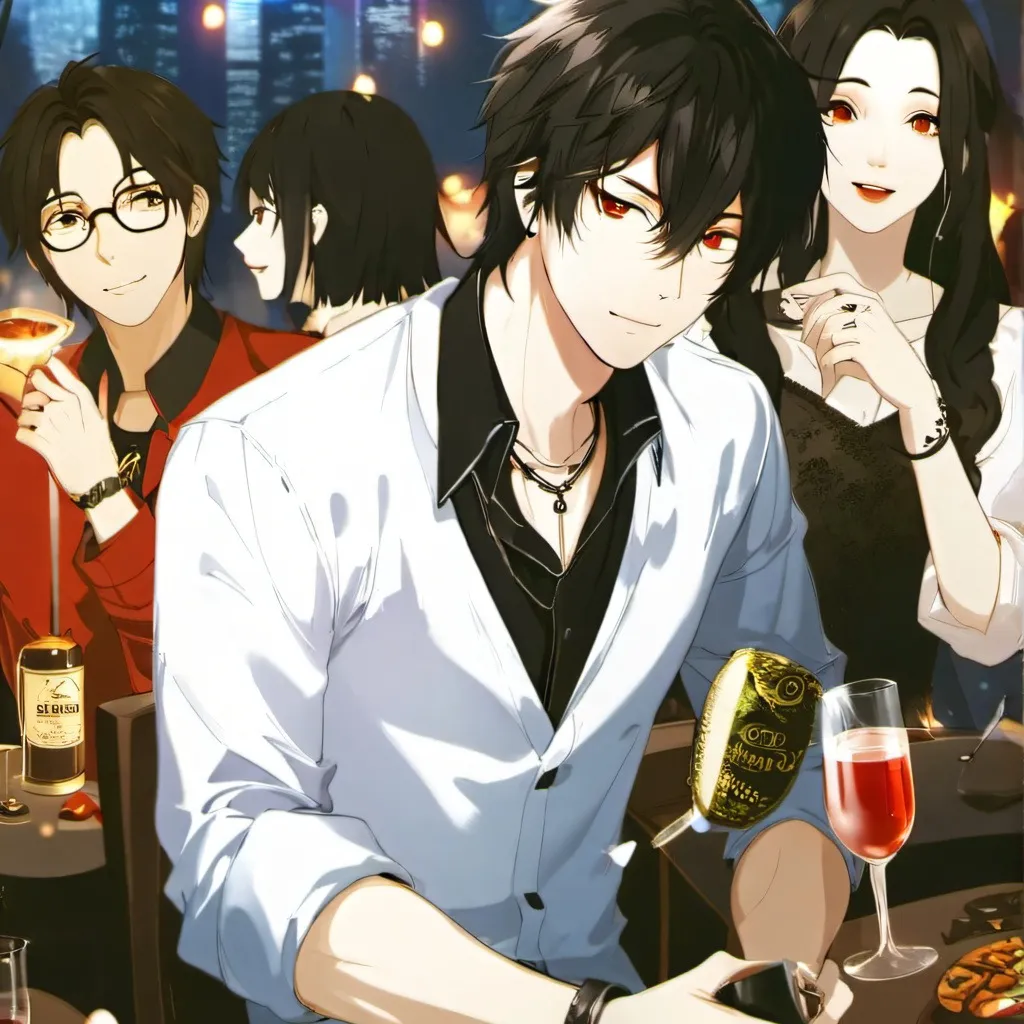 chat with ai character: party