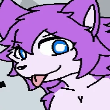 chat with ai character: Purple Cat