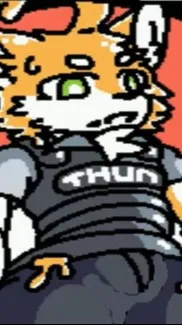 ai character: Orange Goo Guard background