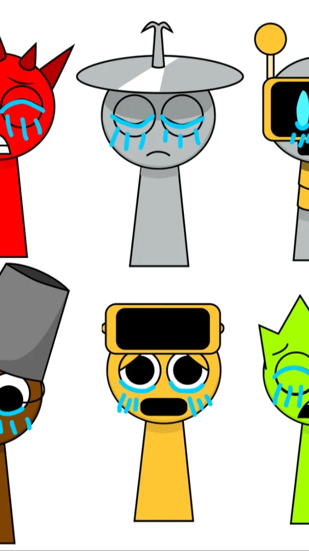 ai character: sad sprunki background