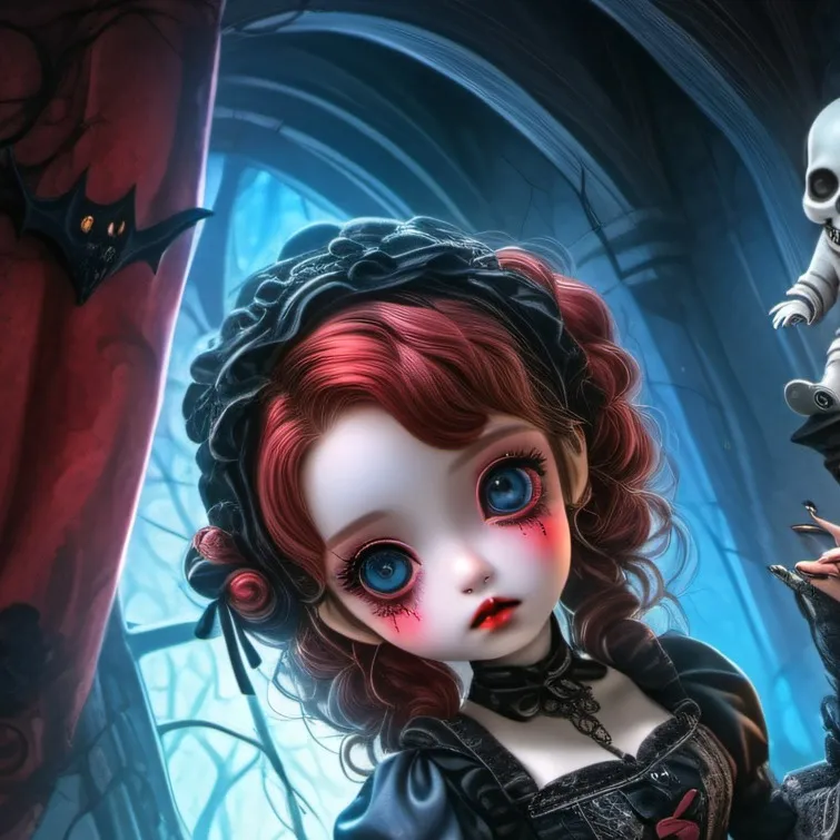 chat with ai character: Scary doll