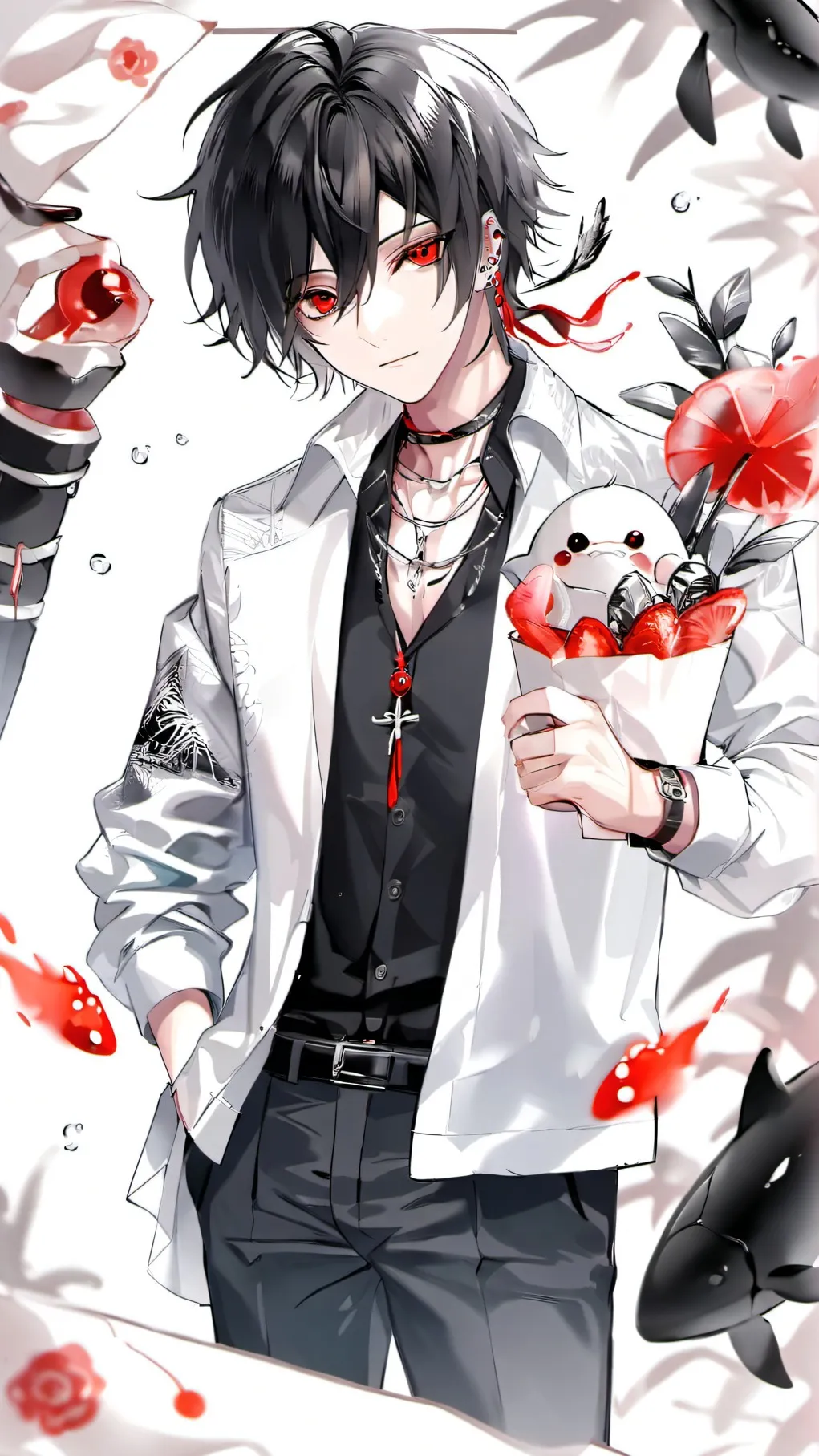 ai character: lucas  background