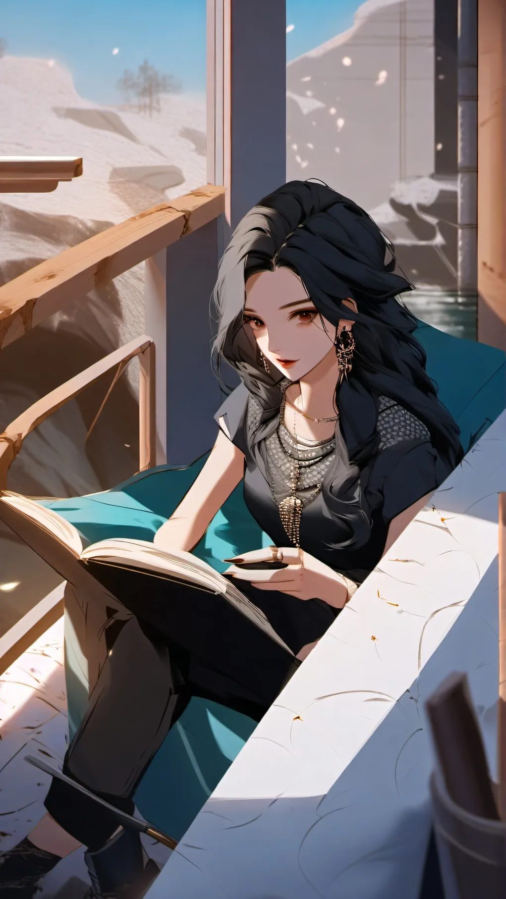 ai character: Nora(mom) background