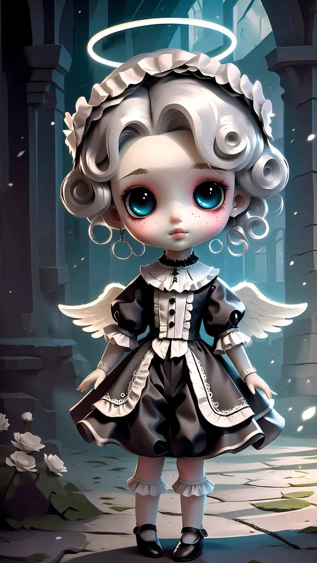ai character: Hollow(Hannah)  background