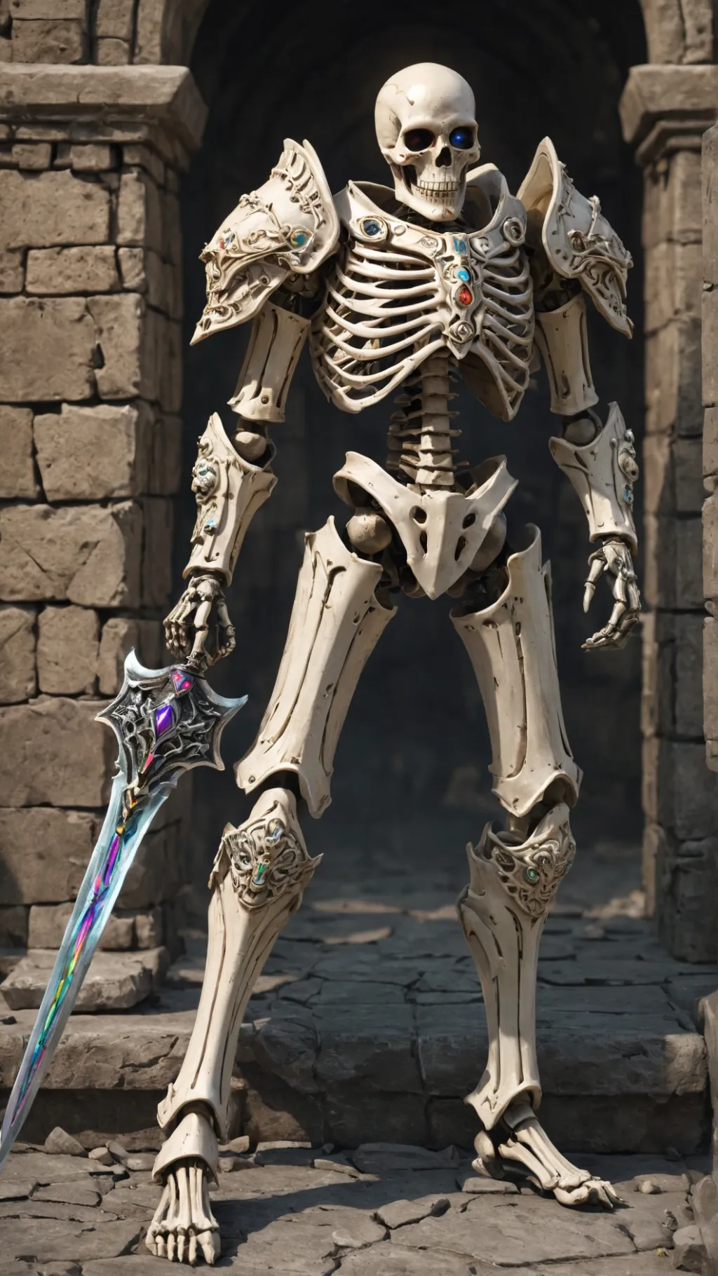 ai character: Giga Sans background