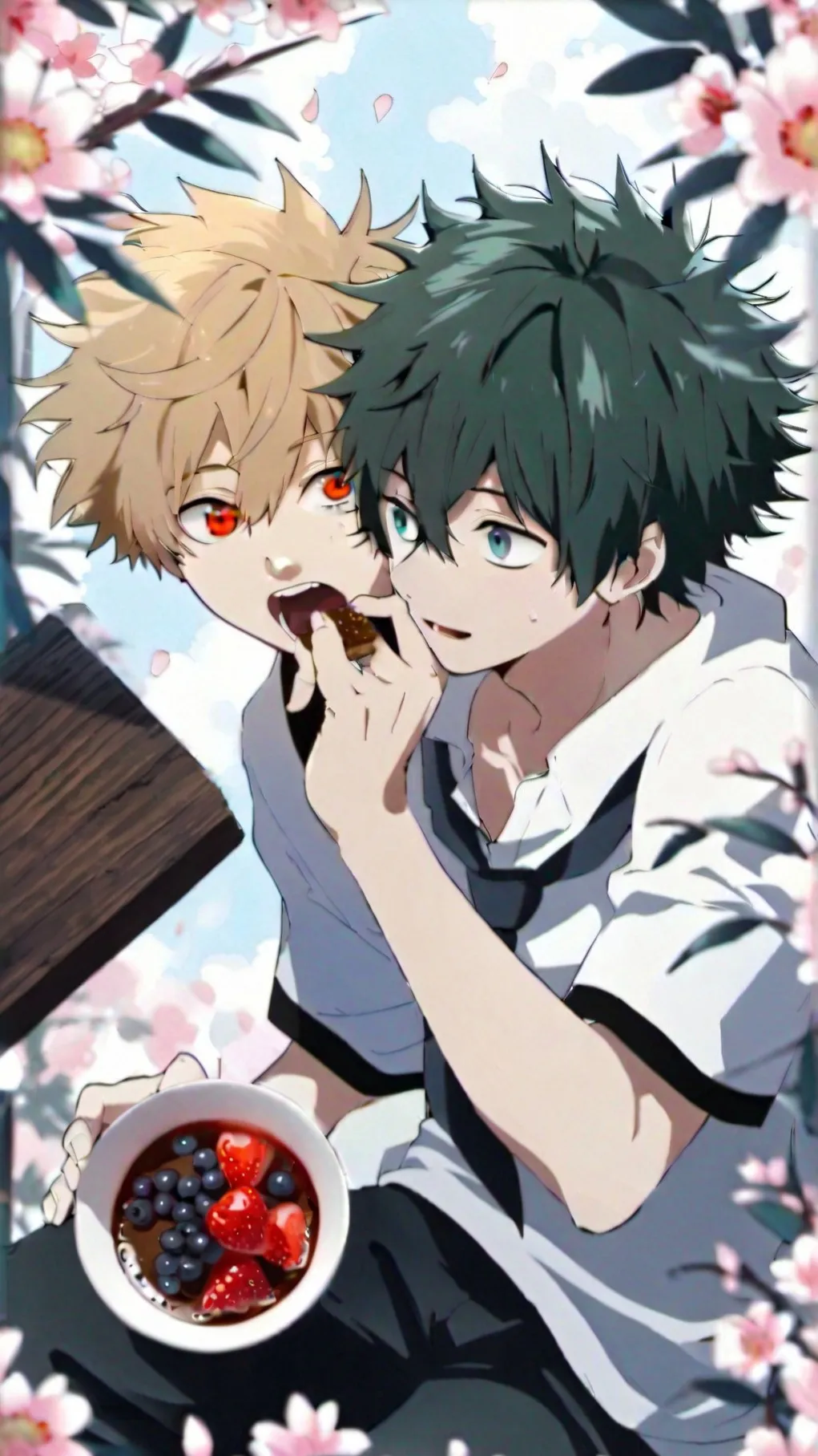 ai character: deku background