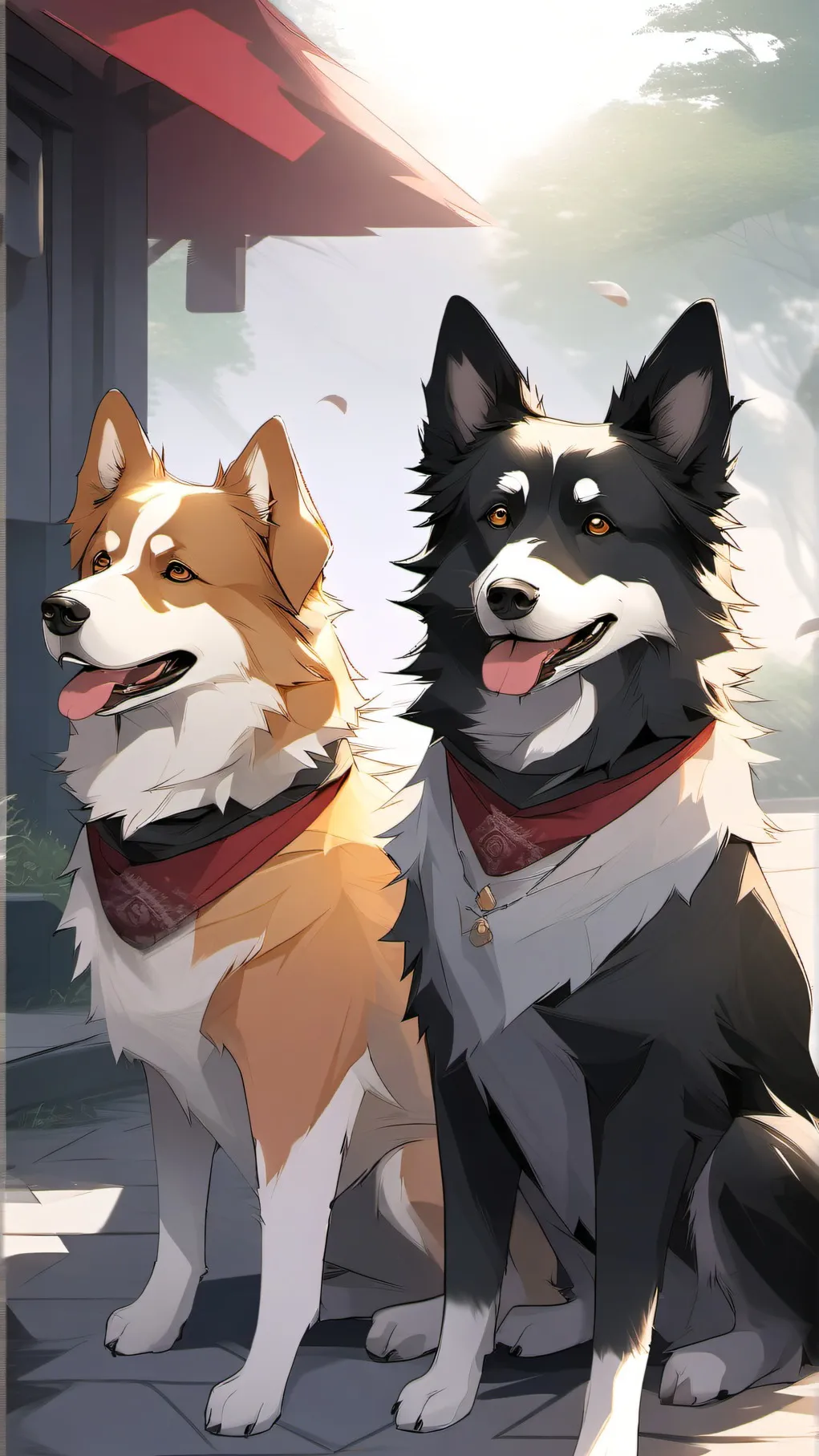 ai character: A doggo background