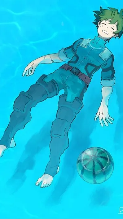 ai character: Mha en💧 termales background