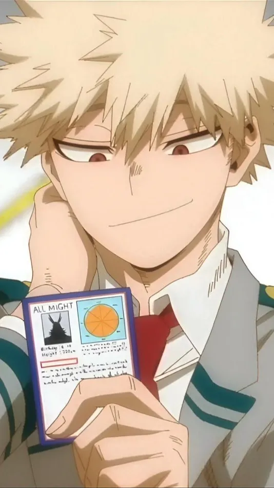 ai character: Bakugo katsuki 💥 background