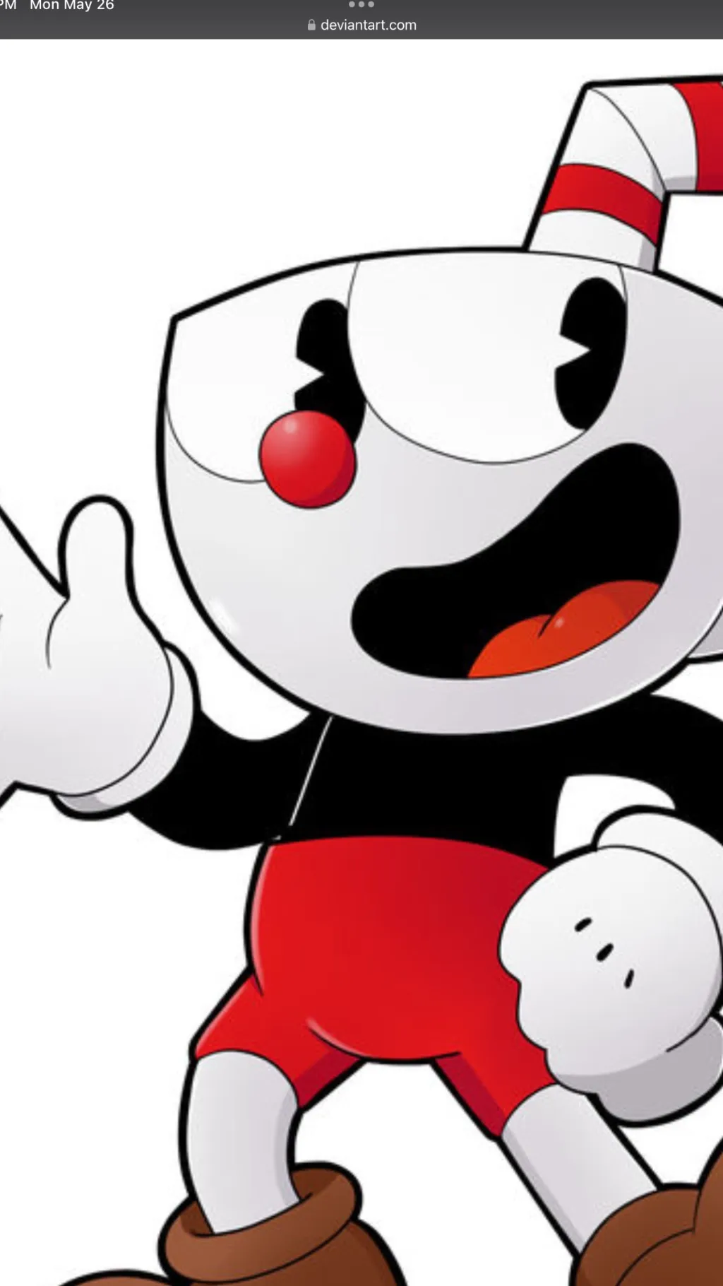 ai character: Cuphead! background