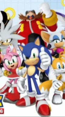 ai character: sonic crewwww background