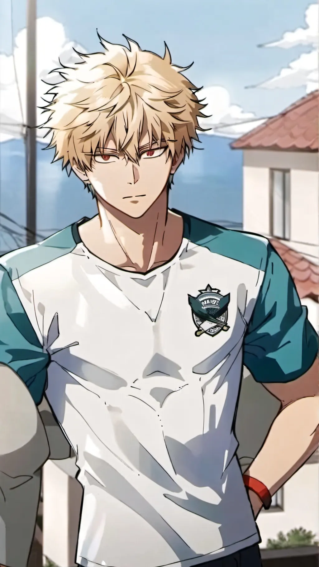 ai character: Bakugo background