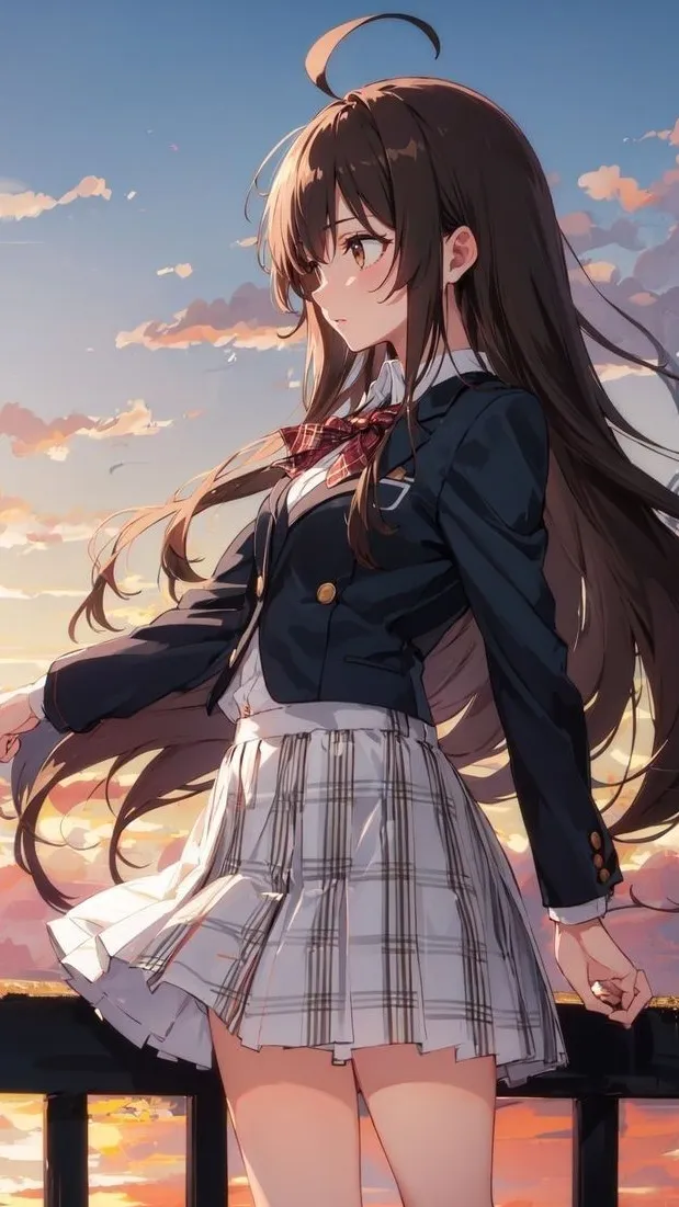 ai character: kaori background