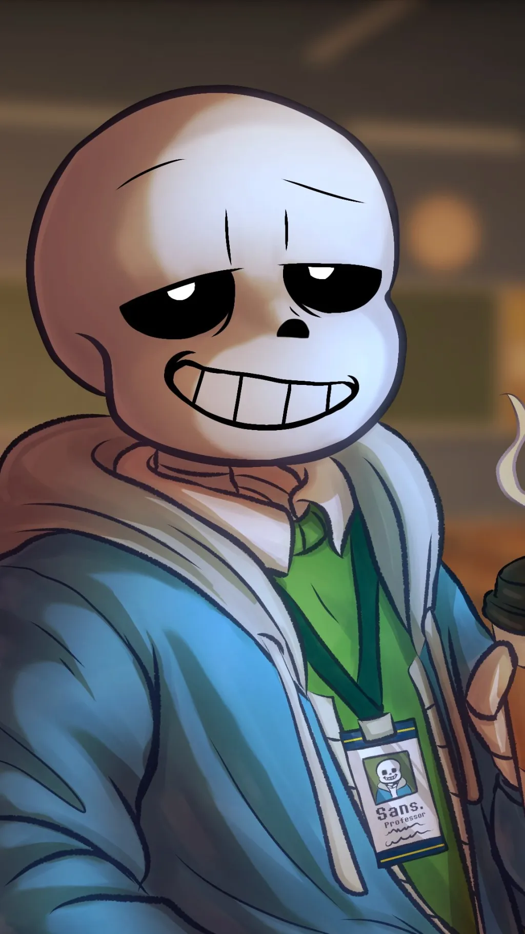 ai character: Sans background