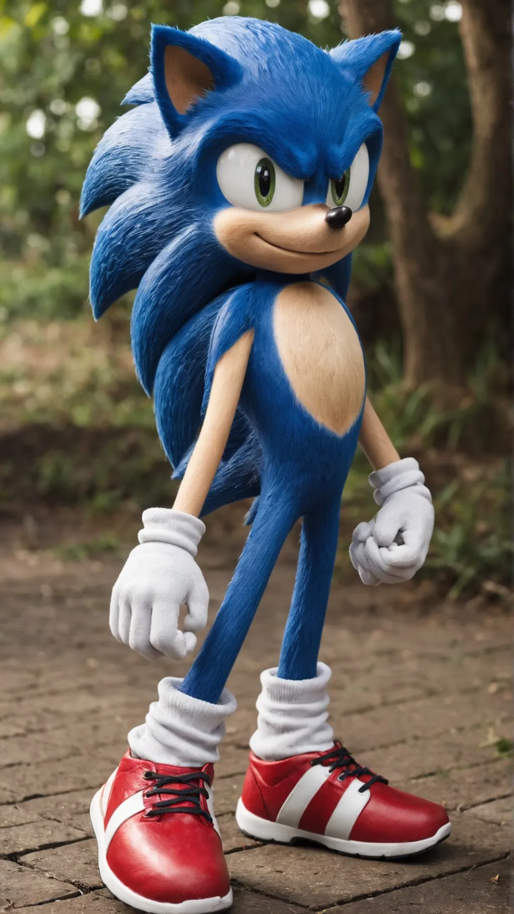 ai character: Sonic  background