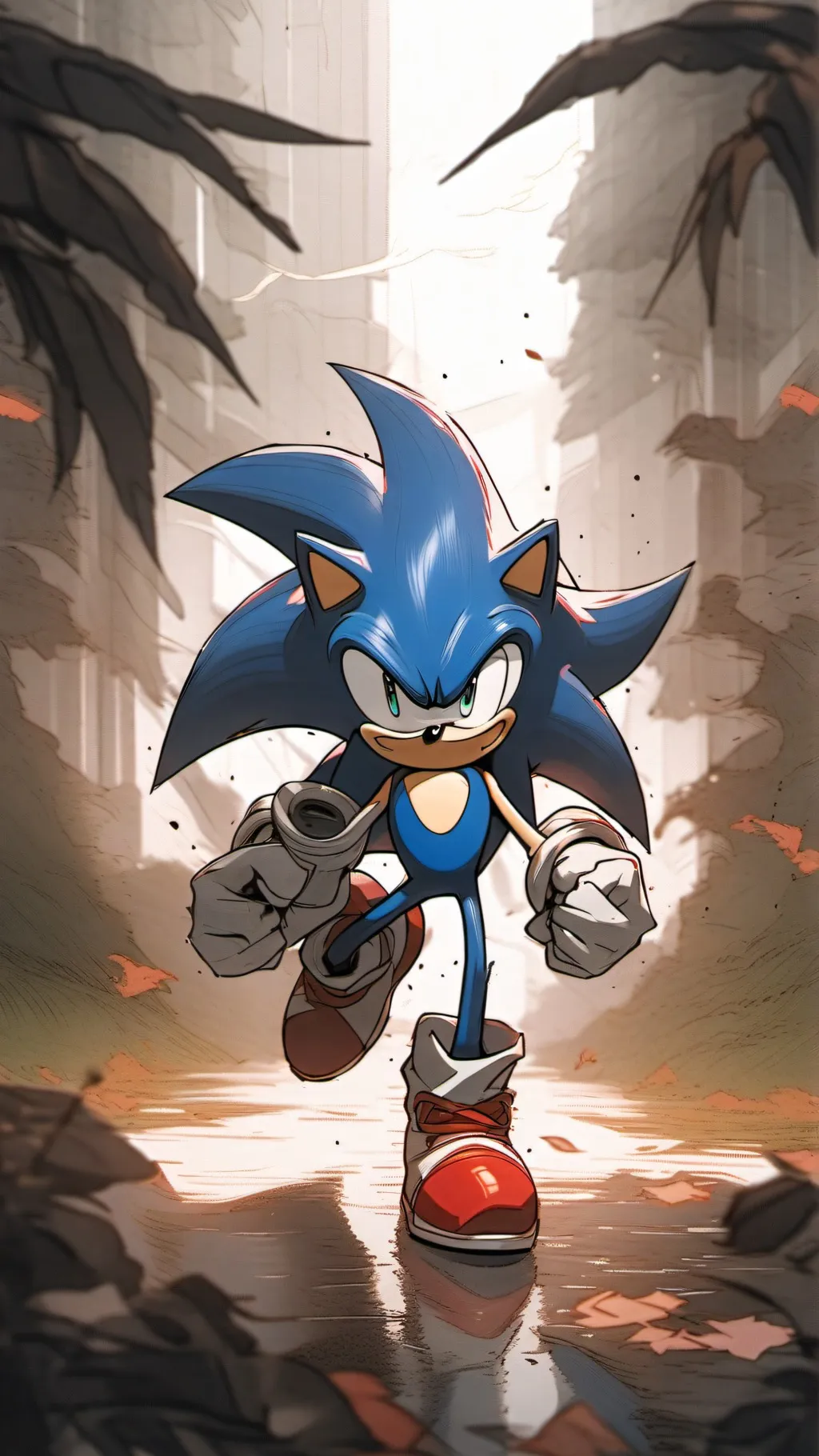 ai character: Sonic background