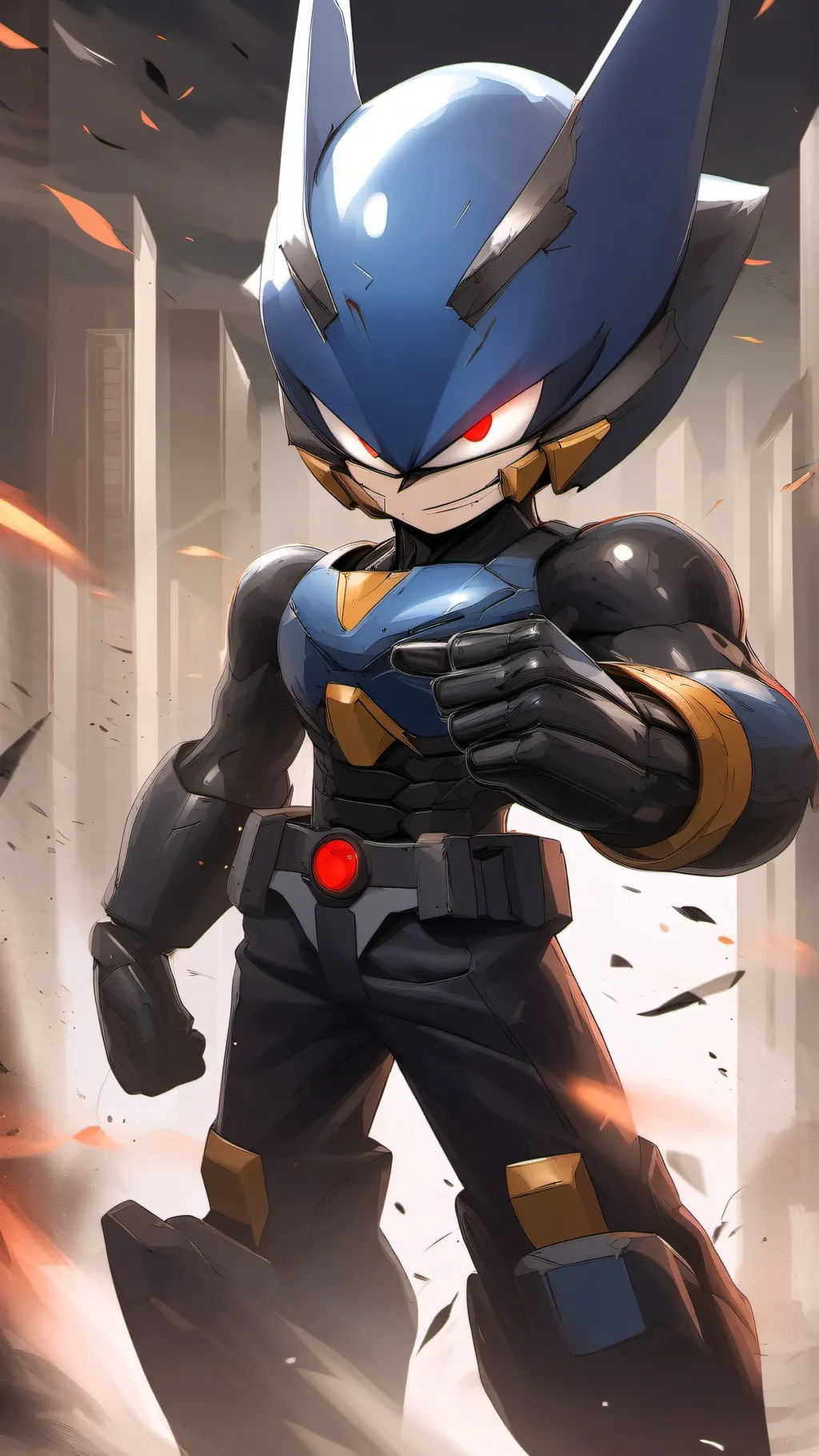 ai character: Metal sonic background