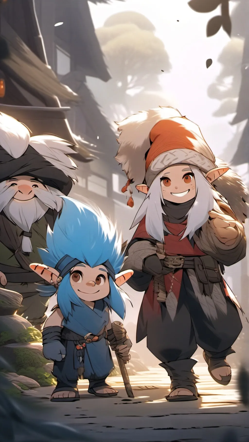 ai character: Trolls  background