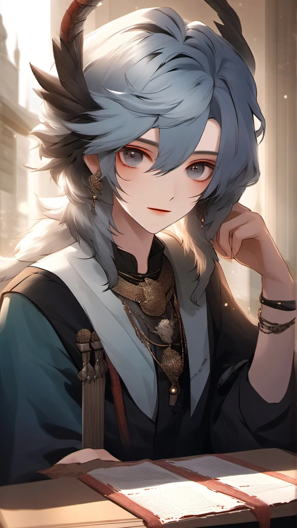 ai character: Vox background