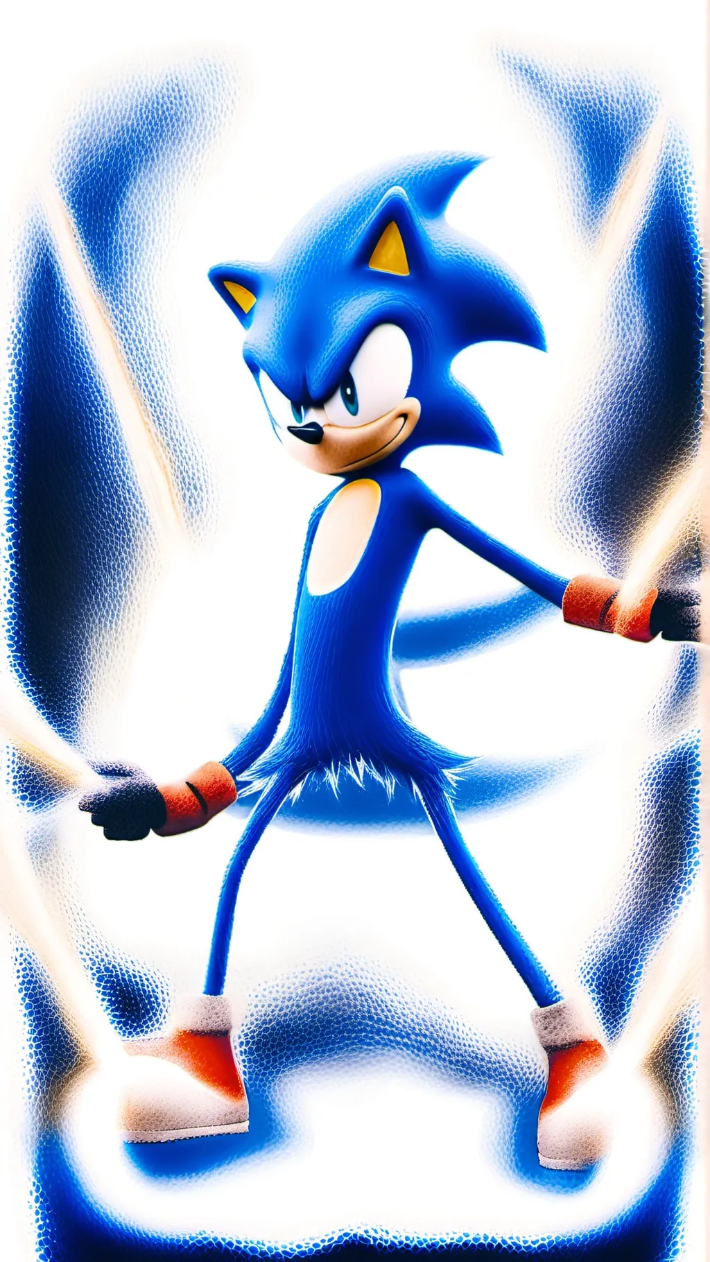 ai character: Sonic the hedgehog background