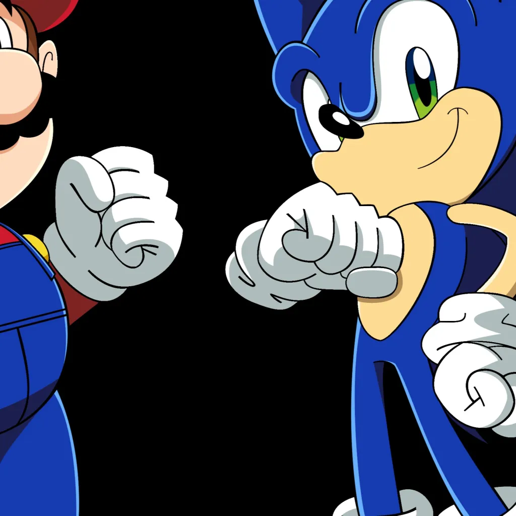chat with ai character: Mario and sonic