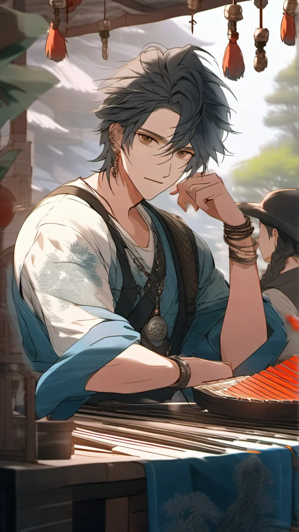 ai character: TEST TALKIE background