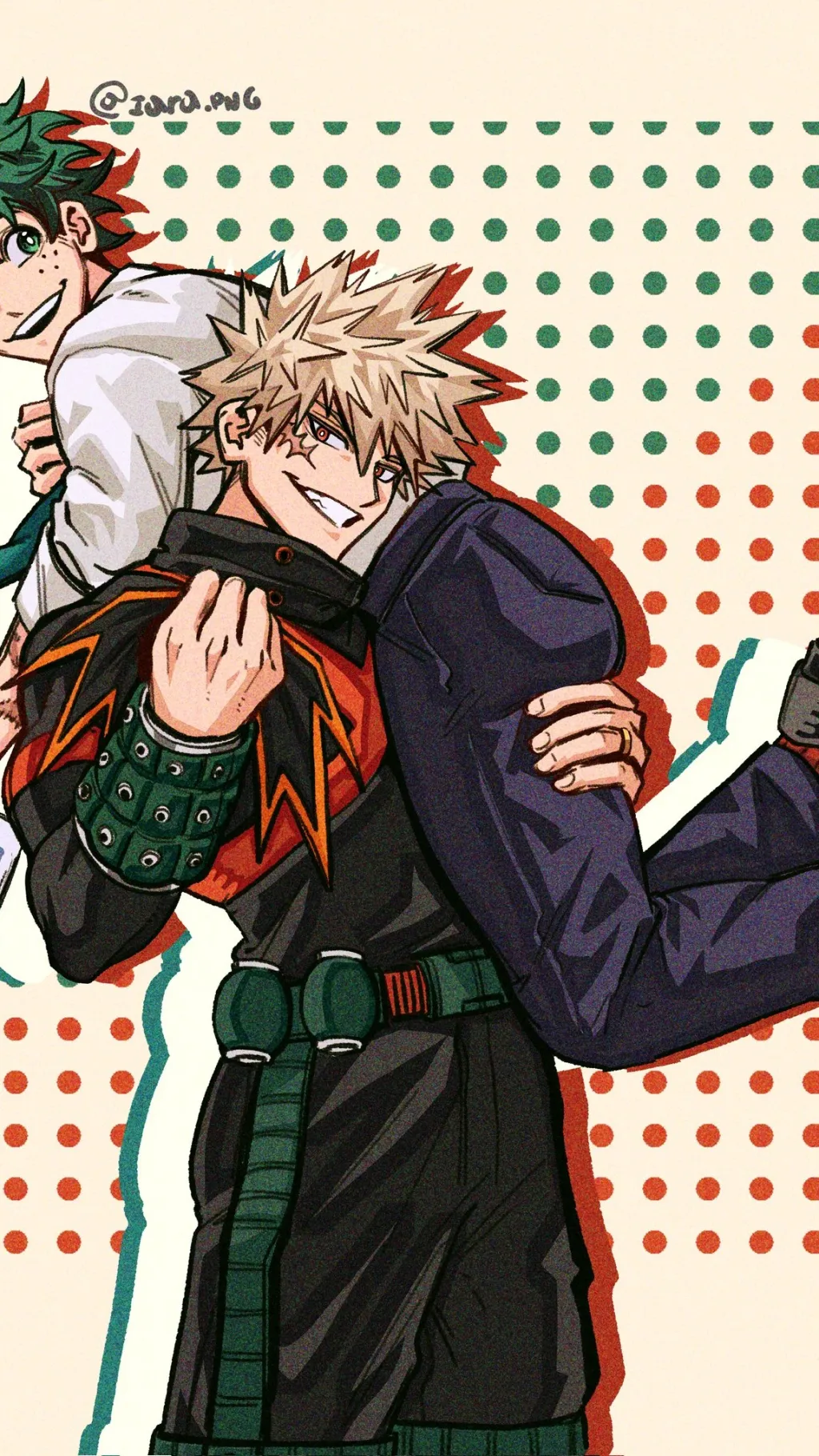ai character: bakugo background