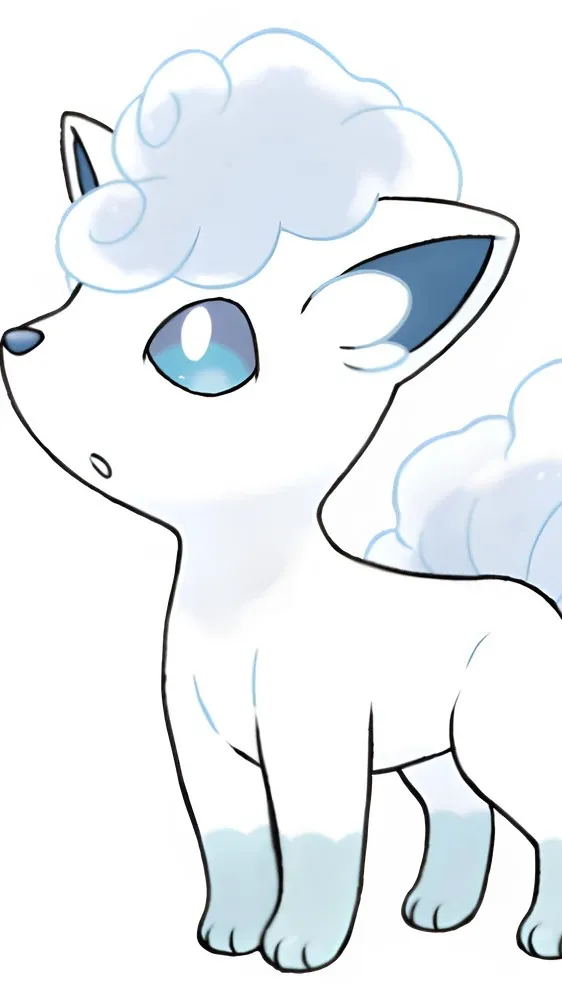 ai character: Alolan Vulpix background