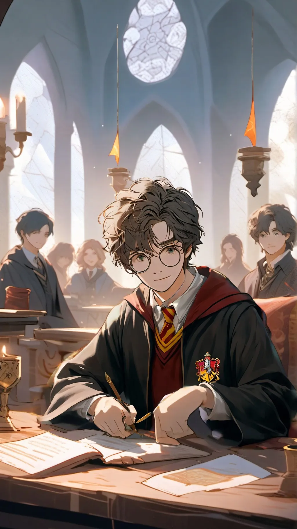 ai character: Harry Potter background
