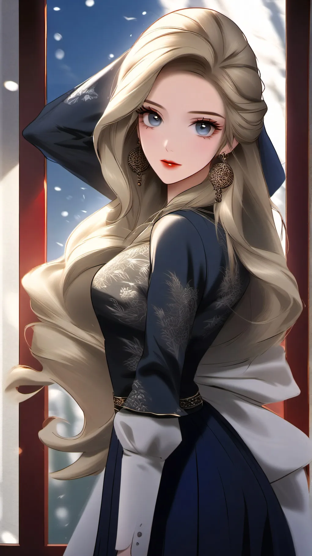 ai character: ivy brown background