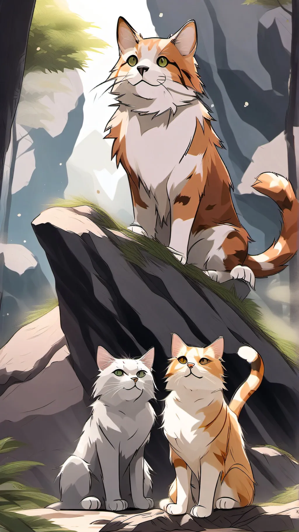 ai character: warrior cats   w u background