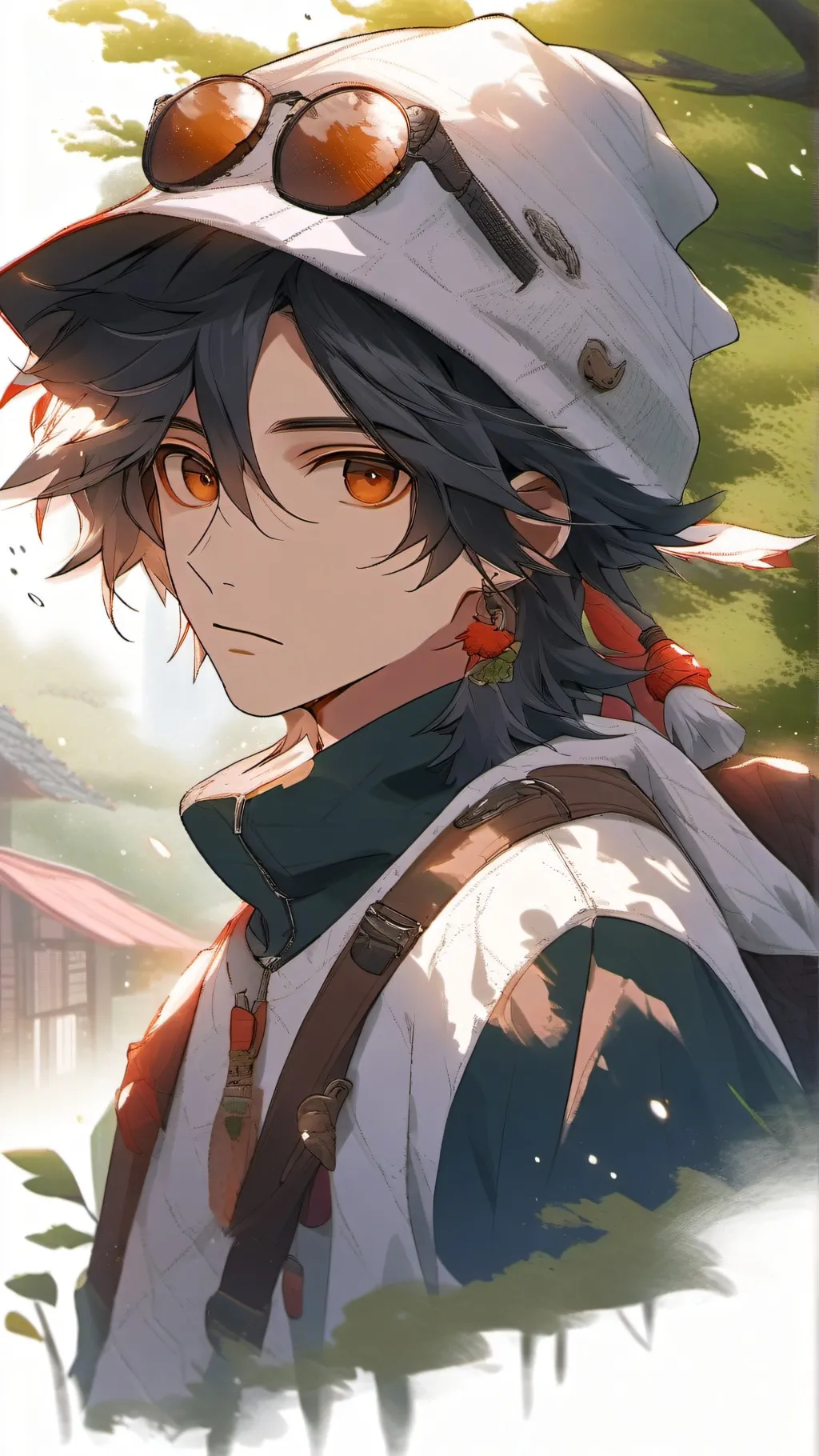ai character: Chris  background