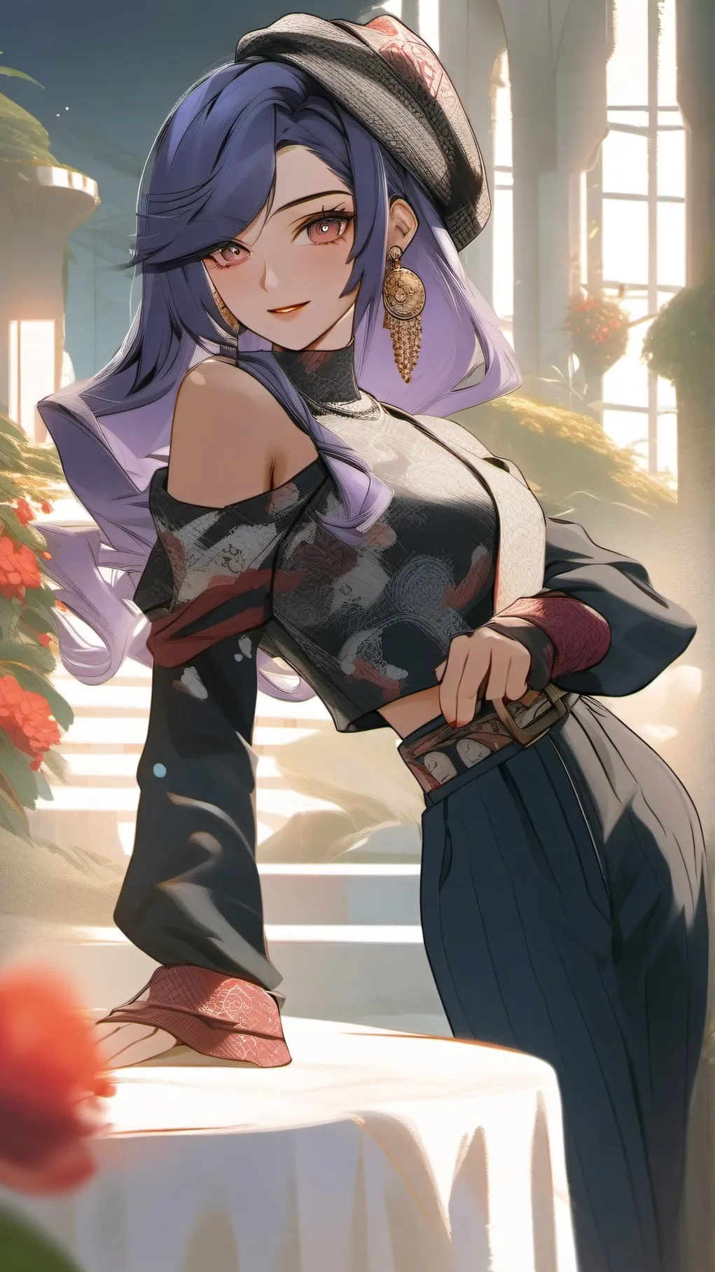 ai character: Violeta background
