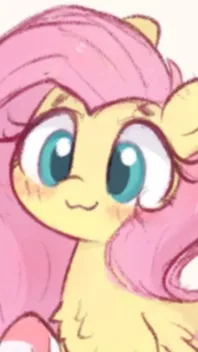 ai character: Fluttershy (MLP) background