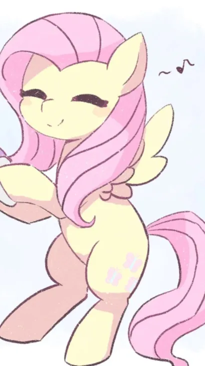 ai character: Fluttershy background