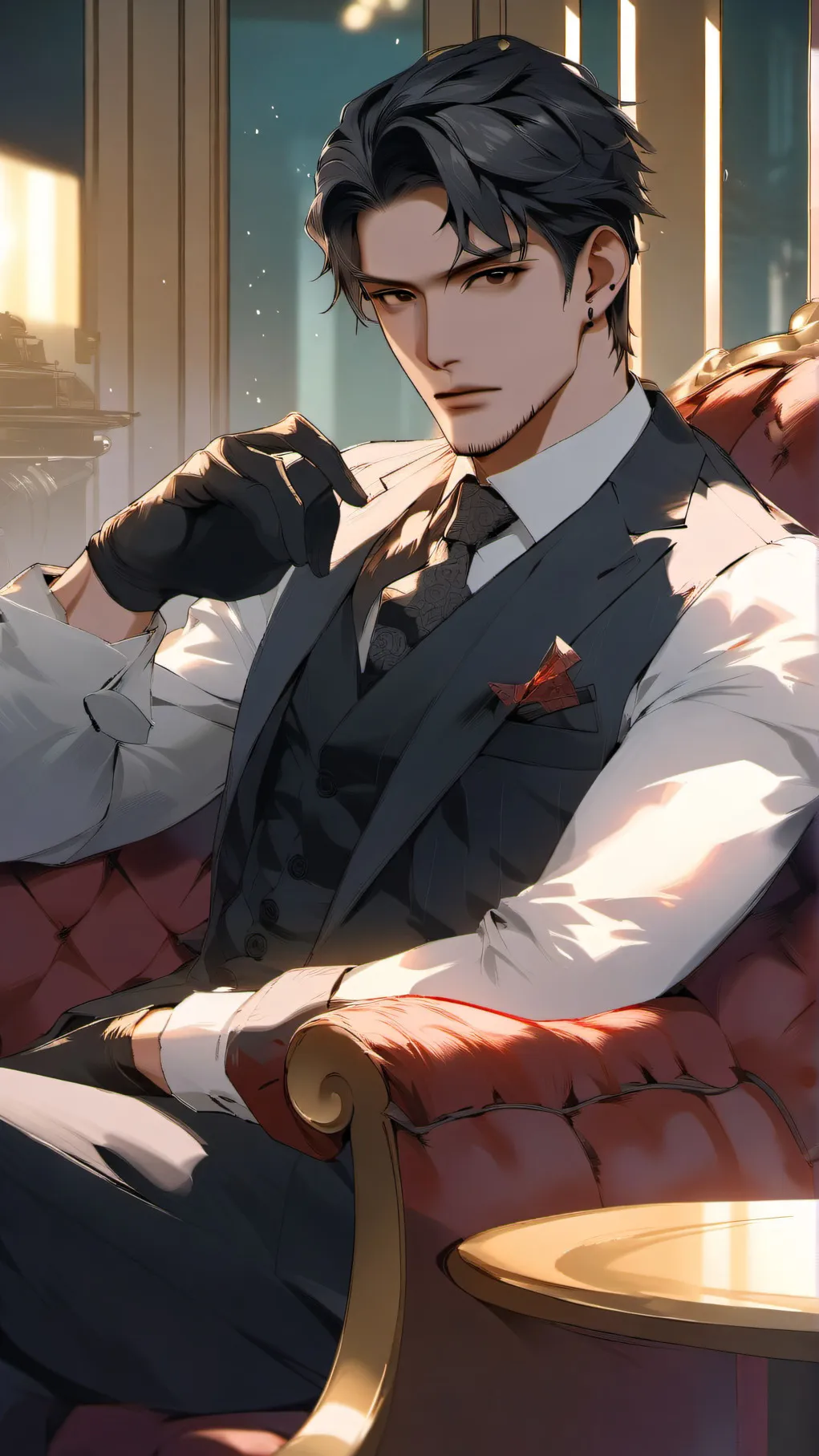 ai character: A-K background