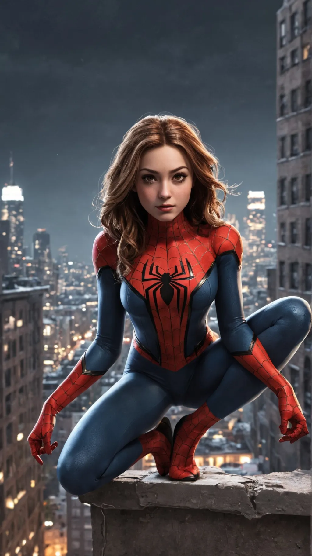 ai character: Spider-Girl background